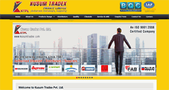 Desktop Screenshot of kusumtradex.com